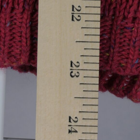 Flamingo Rose Pink Sweater Womens Medium Wool Blend Lightweight Knit Crewneck - Picture 8 of 9